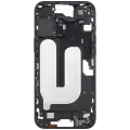 Mid-Frame Housing With Power And Volume Button For iPhone 16 Plus (US Version) (Aftermarket Plus) (Black)