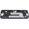 Mid-Frame Housing With Power And Volume Button For iPhone 16 Plus (US Version) (Aftermarket Plus) (Black)