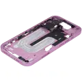 Mid-Frame Housing With Power And Volume Button For iPhone 16 (EU / Global Version) (Aftermarket Plus) (Pink)