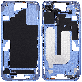 Mid-Frame Housing With Power And Volume Button For iPhone 16 (EU / Global Version) (Aftermarket Plus) (Ultramarine)