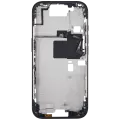 Mid-Frame Housing With Power And Volume Button For iPhone 16 Pro (US Version) (Aftermarket Plus) (Black Titanium)