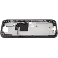 Mid-Frame Housing With Power And Volume Button For iPhone 16 Pro (US Version) (Aftermarket Plus) (Black Titanium)