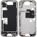 Mid-Frame Housing With Power And Volume Button For iPhone 16 Pro (US Version) (Aftermarket Plus) (Natural Titanium)