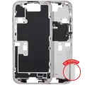 Mid-Frame Housing With Power And Volume Button For iPhone 16 Pro (US Version) (Aftermarket Plus) (White Titanium)