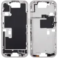 Mid-Frame Housing With Power And Volume Button For iPhone 16 Pro (US Version) (Aftermarket Plus) (White Titanium)
