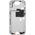 Mid-Frame Housing With Power And Volume Button For iPhone 16 Pro (US Version) (Aftermarket Plus) (White Titanium)