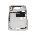 Mid-Frame Housing With Power And Volume Button For iPhone 16 Pro (US Version) (Aftermarket Plus) (White Titanium)