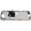 Mid-Frame Housing With Power And Volume Button For iPhone 16 Pro (US Version) (Aftermarket Plus) (White Titanium)