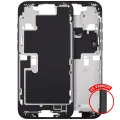 Mid-Frame Housing With Power And Volume Button For iPhone 16 Pro Max (US Version) (Aftermarket Plus) (Black Titanium)