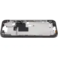 Mid-Frame Housing With Power And Volume Button For iPhone 16 Pro Max (US Version) (Aftermarket Plus) (Black Titanium)