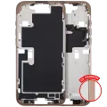 Mid-Frame Housing With Power And Volume Button For iPhone 16 Pro Max (US Version) (Aftermarket Plus) (Desert Titanium)