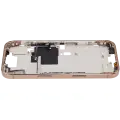 Mid-Frame Housing With Power And Volume Button For iPhone 16 Pro (EU / Global Version) (Aftermarket Plus) (Desert Titanium)