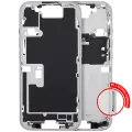 Mid-Frame Housing With Power And Volume Button For iPhone 16 Pro (EU / Global Version) (Aftermarket Plus) (White Titanium)