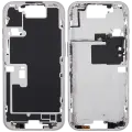 Mid-Frame Housing With Power And Volume Button For iPhone 16 Pro (EU / Global Version) (Aftermarket Plus) (White Titanium)