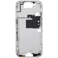 Mid-Frame Housing With Power And Volume Button For iPhone 16 Pro (EU / Global Version) (Aftermarket Plus) (White Titanium)