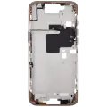 Mid-Frame Housing With Power And Volume Button For iPhone 16 Pro Max (EU / Global Version) (Aftermarket Plus) (Desert Titanium)