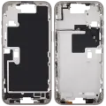 Mid-Frame Housing With Power And Volume Button For iPhone 16 Pro Max (EU / Global Version) (Aftermarket Plus) (Natural Titanium)