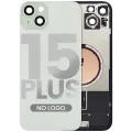 Back Glass w/ MagSafe Magnet For iPhone 15 Plus (Aftermarket) (Green) (No Logo)