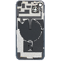 Back Glass With Steel Plate With Wireless NFC & MagSafe Magnet Pre-Installed For iPhone 14 Plus (No Logo) (Purple)