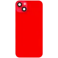 Back Glass With Steel Plate With Wireless NFC & MagSafe Magnet Pre-Installed For iPhone 14 Plus (No Logo) (Red)