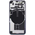 Back Glass With Steel Plate With Wireless NFC & MagSafe Magnet Pre-Installed For iPhone 14 (No Logo) (Blue)