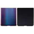 Bottom Back Cover Glass With Camera Lens For Samsung Galaxy Z Flip 4G (F700) / Z Flip 5G (F707) (Aftermarket Plus) (Mirror Purple)