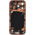 Back Housing W/ Charging Port Flex & Small Parts Compatible For iPhone 17 Pro (US Version) (Used OEM Pull: Grade A) (Cosmic Orange)