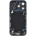 Back Housing W/ Charging Port Flex & Small Parts Compatible For iPhone 17 Pro (US Version) (Used OEM Pull: Grade A) (Deep Blue)