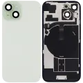 Back Glass w/ MagSafe Magnet & NFC & Flashlight Flex For iPhone 15 (Quality - OEM Pull C) (Green)