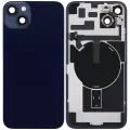 Back Glass w/ MagSafe Magnet & NFC & Flashlight Flex For iPhone 14 Plus (Quality - OEM Pull C) (Midnight)