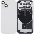 Back Glass w/ MagSafe Magnet & NFC & Flashlight Flex For iPhone 14 (Quality - OEM Pull C) (Starlight)