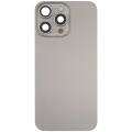 Back Glass w/ MagSafe Magnet & NFC & Flashlight Flex For iPhone 15 Pro Max (Used OEM Pull: Grade B) (Natural Titanium)