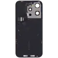 Back Glass w/ MagSafe Magnet & NFC & Flashlight Flex For iPhone 15 Pro (Used OEM Pull: Grade B) (Natural Titanium)
