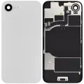 Back Glass w/ MagSafe Magnet & NFC & Flashlight Flex For iPhone 16e (Quality - OEM Pull B) (White)