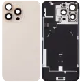 Back Glass w/ MagSafe Magnet & NFC & Flashlight Flex For iPhone 16 Pro Max (Quality - OEM Pull C) (Desert Titanium)