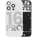 Back Glass w/ MagSafe Magnet & NFC & Flashlight Flex For iPhone 16 Pro (Quality - OEM Pull C) (White Titanium)