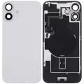 Back Glass w/ MagSafe Magnet & NFC & Flashlight Flex For iPhone 16 Plus (Quality - OEM Pull C) (White)