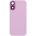 Back Glass w/ MagSafe Magnet & NFC & Flashlight Flex For iPhone 16 (Quality - OEM Pull C) (Pink)