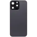 Back Glass w/ MagSafe Magnet & NFC & Flashlight Flex For iPhone 15 Pro Max (Used OEM Pull: Grade C) (Black Titanium)