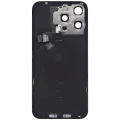 Back Glass w/ MagSafe Magnet & NFC & Flashlight Flex For iPhone 15 Pro Max (Used OEM Pull: Grade C) (Black Titanium)
