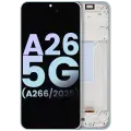 OLED Assembly With Frame Compatible For Samsung Galaxy A26 5G (A266 / 2025) (Service Pack) (Mint) 