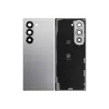 Back Cover Glass With Camera Lens For Samsung Galaxy Z Fold 6 5G (Service Pack) (Silver Shadow)
