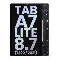 LCD Assembly With Frame For Samsung Galaxy Tab A7 Lite 8.7" (2021) (T220) (WiFi Version) (Service Pack) (Black)