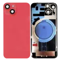 Back Glass w/ MagSafe Magnet & NFC & Flashlight Flex For iPhone 14 (Service Pack) (Red)