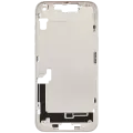 Mid-Frame Housing  W/ Charging Port Flex & Small Parts  For iPhone 14 Plus (EU / Global Version) (Used OEM Pull: Grade C) (Starlight)