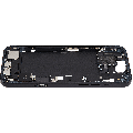 Mid-Frame Housing  W/ Charging Port Flex & Small Parts  For iPhone 15 Plus (EU / Global Version) (Used OEM Pull: Grade B) (Black)