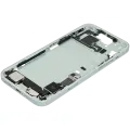 Mid-Frame Housing  W/ Charging Port Flex & Small Parts  For iPhone 15 Plus (EU / Global Version) (Used OEM Pull: Grade C) (Green)