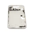 Mid-Frame Housing  W/ Charging Port Flex & Small Parts  For iPhone 14 Plus (EU / Global Version) (Used OEM Pull: Grade A) (Starlight)