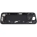 Mid-Frame Housing  W/ Charging Port Flex & Small Parts  For iPhone 15 Plus (EU / Global Version) (Used OEM Pull: Grade A) (Black)