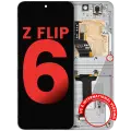 Inner OLED Assembly With Frame Compatible For Samsung Galaxy Z Flip 6 5G (F741) (US & International) (Aftermarket Plus) (White)
